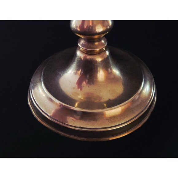 Antique Gardon Macon Brass Whale Oil Lamp Adjustable Wick & Engraved Marking - Picture 4 of 10